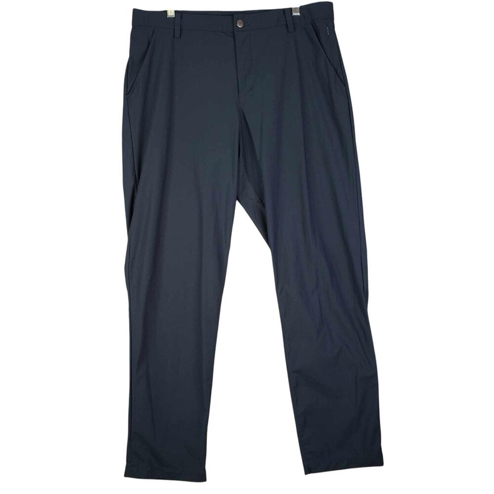 Kirkland Chino Pants Navy Blue Straight Leg Flat Front Men’s Size 38x34